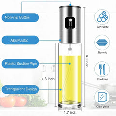 Barbecue Glass Mixing Condiment Bottle